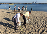 2015年7月25日開催　早朝海岸清掃報告