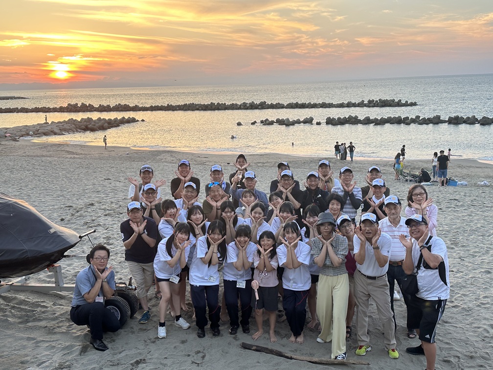 奉仕活動　海岸清掃